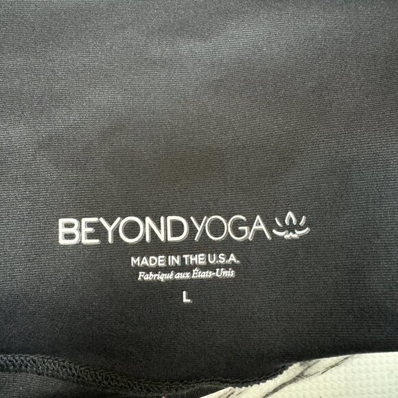 NWOT -Alloy Ombre High Waisted Midi Legging, Black Gunmetal Speckle  - Size L - Picture 5 of 11